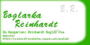 boglarka reinhardt business card